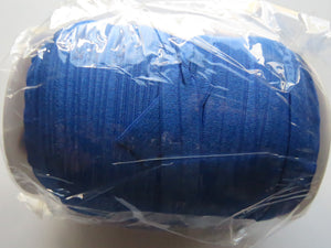 100 Yard / 91m Roll Electric Blue Fold Over Elastic FOE  15mm wide