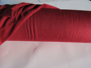 1.5m Russett Red 120g 85% merino 15% core spun nylon jersey knit 150cm