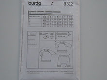 Load image into Gallery viewer, Burda Kids 9312- Baby toddler leggings ,hoodie pattern- use our merino