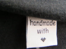 Load image into Gallery viewer, 24 Cream handmade with heart symbol (love) 20x 2cm flag labels