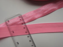 Load image into Gallery viewer, 5m Geranium Pink 20mm Fold over elastic FOE foldover elastic