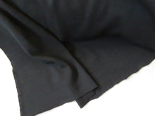 Load image into Gallery viewer, 1.45m Space cadet navy blue black 150g 100% merino jersey knit 160cm