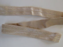 Load image into Gallery viewer, 4.2m Light Beige Fold over elastic foldover FOE 15mm