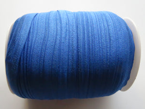100 Yard / 91m Roll Electric Blue Fold Over Elastic FOE  15mm wide