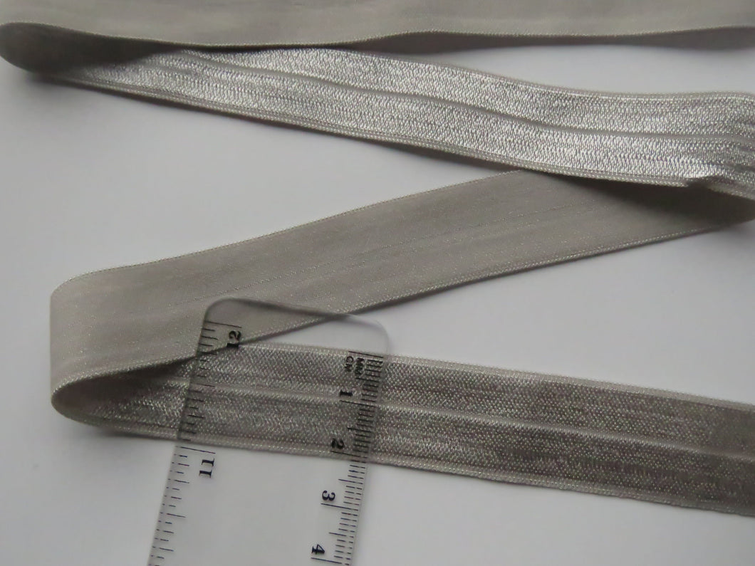 10m Grey 20mm Fold over elastic FOE elastic