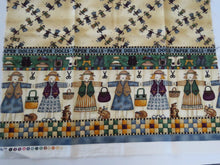 Load image into Gallery viewer, Paper Dolls Panel 114cm wide  x 50cm long 100% cotton.