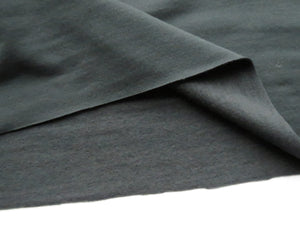 1.5m Porpoise Grey brushed back sweatshirt fabric 38% merino 54% polyester 8% elastane 285g 170cm wide