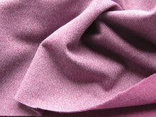 Load image into Gallery viewer, 2m Emeline Plum 38% merino 54% polyester 8% elastane brushed sweatshirting 285g- precut piece