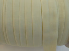 Load image into Gallery viewer, 2m Cream Matte Fold over elastic FOE FOldover elastic 20mm