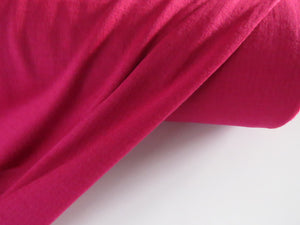 1.5m Darkest Raspberry 75% merino 25% polyester textured jersey knit 230g