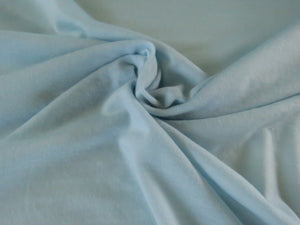 86cm Madrid Pale Blue 85% merino 15% core spun nylon 120g jersey knit -165cm