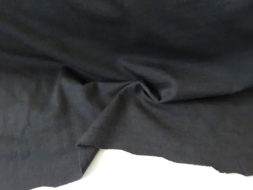 85cm Space cadet navy blue black 150g 100% merino jersey knit 160cm