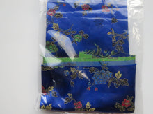 Load image into Gallery viewer, 26cm Royal Blue Chinese brocade fabric remnant 60cm wide