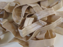 Load image into Gallery viewer, 4.2m Light Beige Fold over elastic foldover FOE 15mm