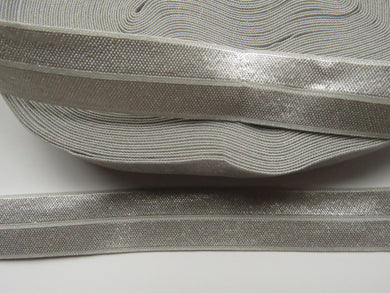 10m Silver grey 20mm Fold over elastic FOE elastic