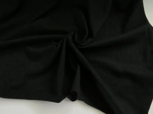 Load image into Gallery viewer, 35cm Catalonia Black 85% merino 15% core spun nylon 120g jersey knit -160cm
