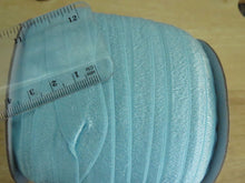 Load image into Gallery viewer, 1m Topaz Pale Blue 20mm Fold over elastic FOE elastic