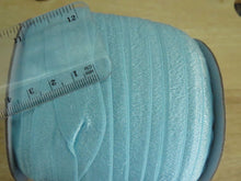 Load image into Gallery viewer, 5m Topaz Pale Blue 20mm Fold over elastic FOE elastic