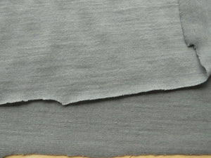 2m Ramsden Pale grey 150g 100% merino wool jersey knit-longest piece left