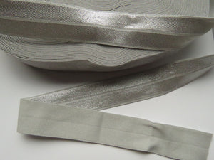 5m Silver Grey 20mm Fold over elastic FOE foldover elastic