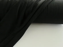 Load image into Gallery viewer, 35cm Catalonia Black 85% merino 15% core spun nylon 120g jersey knit -160cm