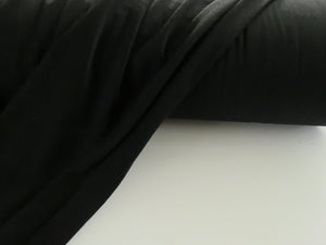 35cm Catalonia Black 85% merino 15% core spun nylon 120g jersey knit -160cm