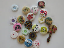 Load image into Gallery viewer, 21 buttons- mixed set with the buttons as shown in the photos