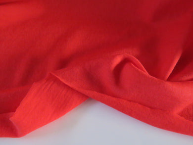 94cm Watermelon Red 85% merino 15% core spun nylon 120g jersey knit -160cm