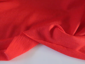 94cm Watermelon Red 85% merino 15% core spun nylon 120g jersey knit -160cm