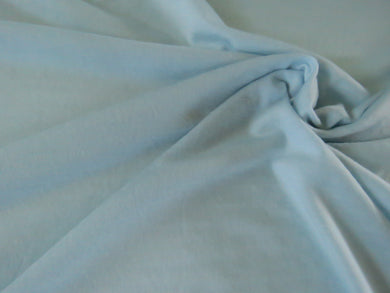 1.5m Madrid Pale Blue 85% merino 15% core spun nylon 120g jersey knit -165cm-precut