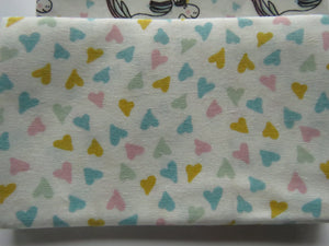 Magical Unicorn Fabric Bundle of 5 Fat Quarters. Mixed prints- 100% cotton. 50 x 52cm per piece