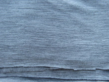 Load image into Gallery viewer, Offcut 27cm L x 150cm wide Vinter Light Grey Marl 100% merino jersey knit fabric 165g
