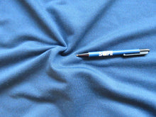 Load image into Gallery viewer, Save 50% - 2m Brayford Blue 38% merino 54% polyester 8% elastane brushed sweatshirt- has dye flaw