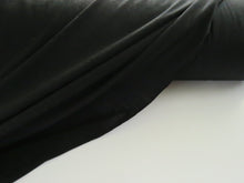 Load image into Gallery viewer, 1m Catalonia Black 85% merino 15% core spun nylon 120g jersey knit -160cm