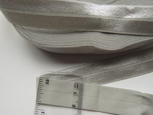 5m Silver Grey 20mm Fold over elastic FOE foldover elastic