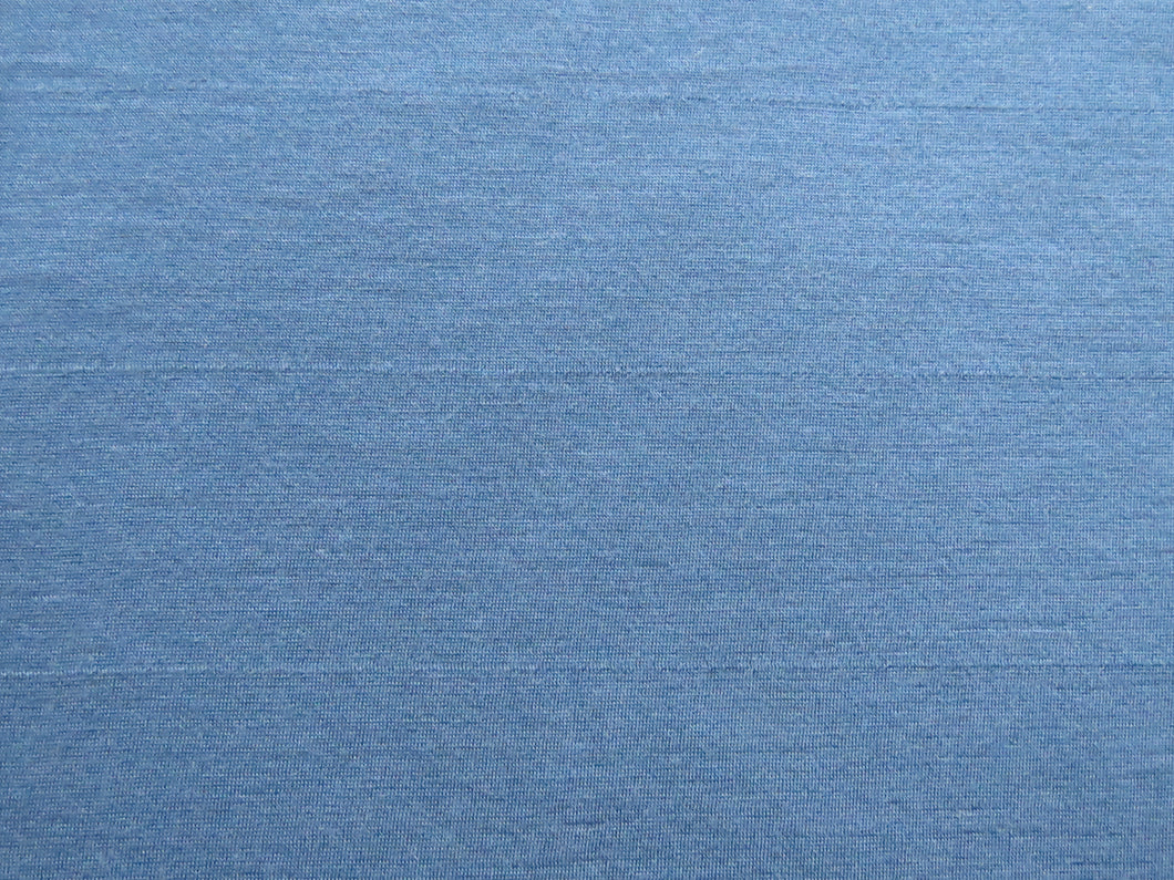 66cm Coventry Airforce blue 85% merino 15% corespun nylon jersey knit 120g- fainy line flaw