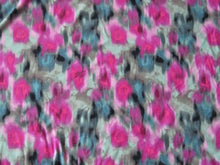Load image into Gallery viewer, 1.5m Pink floral wash print 95% Ecovero viscose and 5% spandex 150cm