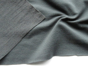 1.5m Porpoise Grey brushed back sweatshirt fabric 38% merino 54% polyester 8% elastane 285g 170cm wide
