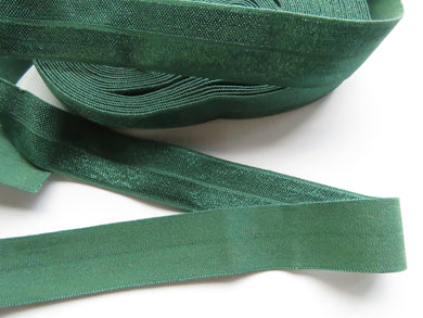 5m Forest green 20mm Fold over elastic FOE elastic Foldover