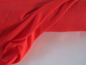94cm Watermelon Red 85% merino 15% core spun nylon 120g jersey knit -160cm