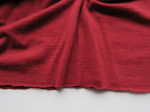 35cm Charade Rust red  170g 100% merino jersey knit