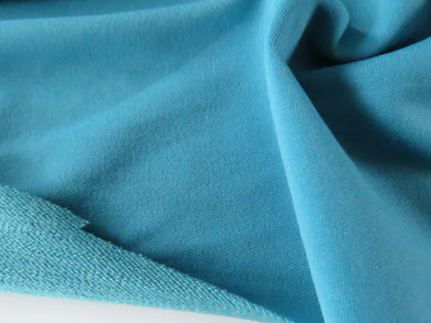 2m Lafayette teal 38% Merino 46% Polyester 16% elastane 250g sweatshirt - precut