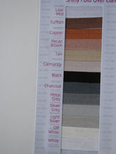 Load image into Gallery viewer, 62% off 15mm wide fold over elastic when you buy a 50 yard roll- approx. 45.6m Choose colour from menu- Delivery time approx. 2 weeks 20mm Fold over elastic FOE foldover elastic