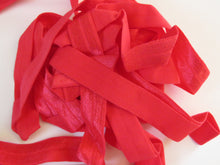 Load image into Gallery viewer, 4.3m Fire red 15mm fold over elastic foldover FOE