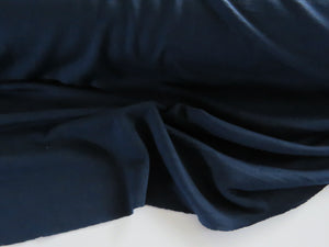 2m Adell Navy 100% merino jersey knit 165g 150cm