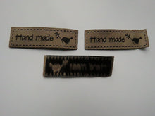 Load image into Gallery viewer, 10  Bronze Hand made and bird with Twig Labels 50x 15mm