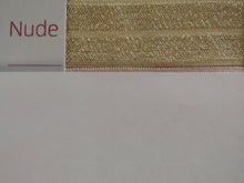 Load image into Gallery viewer, 60% off when you buy a 50 yard rolll- approx. 45.6m Choose colour from menu- Delivery time 2-3 weeks 20mm Fold over elastic FOE foldover elastic