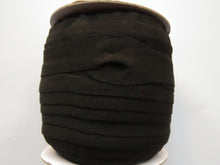 Load image into Gallery viewer, 50 yard roll-MATTE approx. 45.6m Matte Black 20mm Fold over elastic FOE foldover elastic