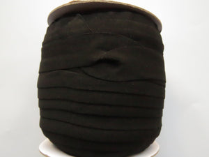 50 yard roll-MATTE approx. 45.6m Matte Black 20mm Fold over elastic FOE foldover elastic