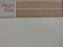 Load image into Gallery viewer, 60% off when you buy a 50 yard rolll- approx. 45.6m Choose colour from menu- Delivery time 2-3 weeks 20mm Fold over elastic FOE foldover elastic